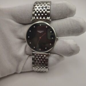 Authentic Longines La grande Classique Genuine Diamond Swiss Mens Quartz Watch